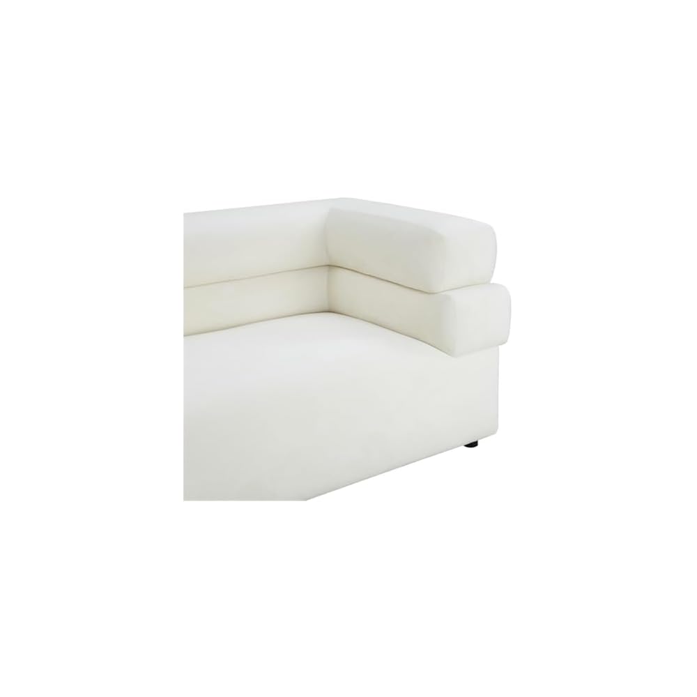 TOV Furniture Elsa Velvet Sofa by Inspire Me Home Decor (Cream)