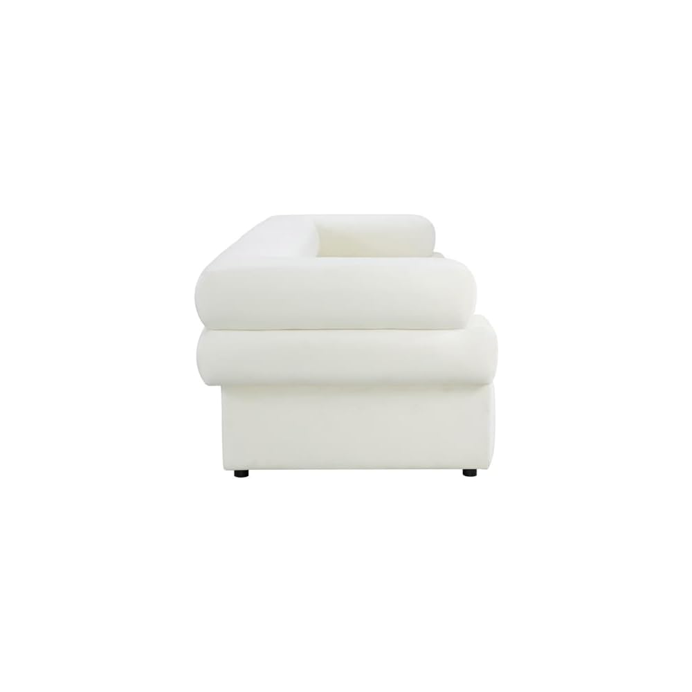 TOV Furniture Elsa Velvet Sofa by Inspire Me Home Decor (Cream)