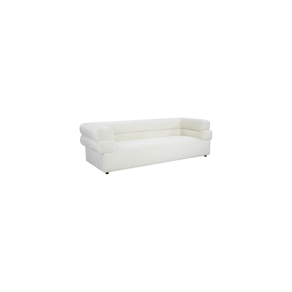 TOV Furniture Elsa Velvet Sofa by Inspire Me Home Decor (Cream)