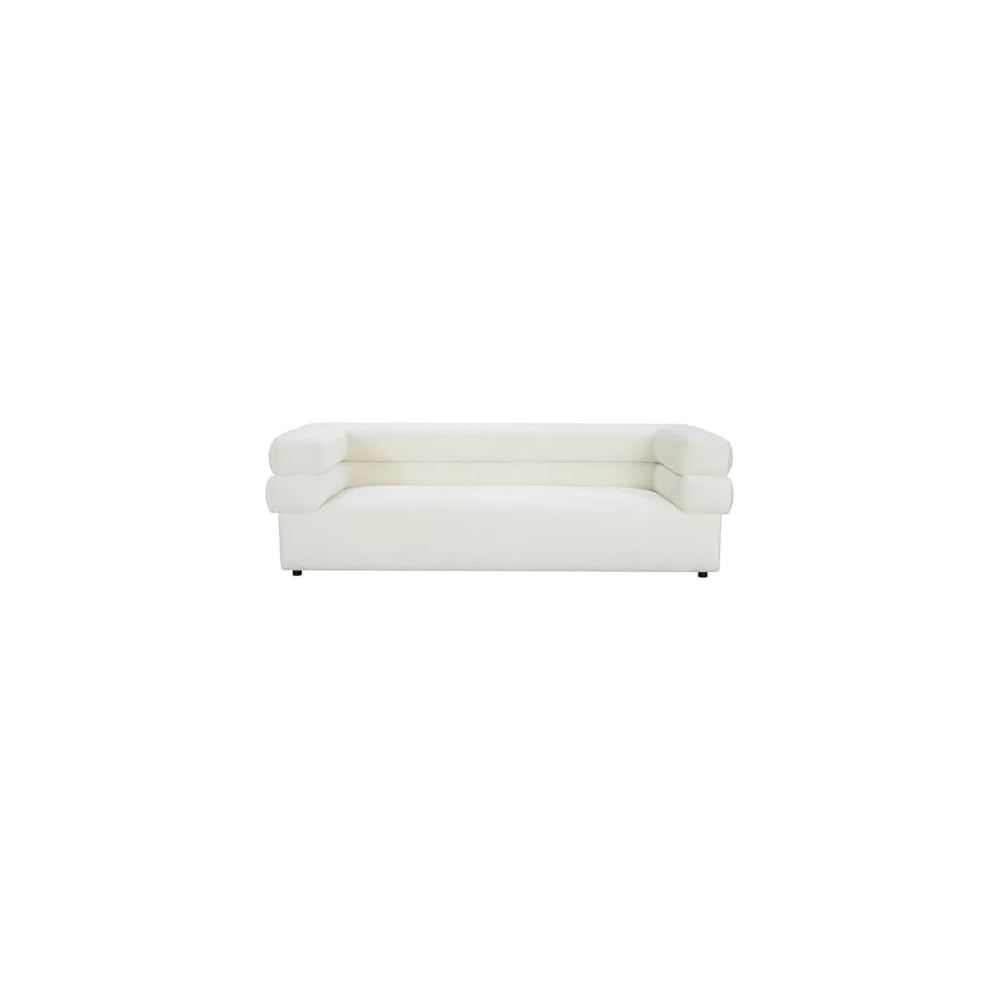 TOV Furniture Elsa Velvet Sofa by Inspire Me Home Decor (Cream)